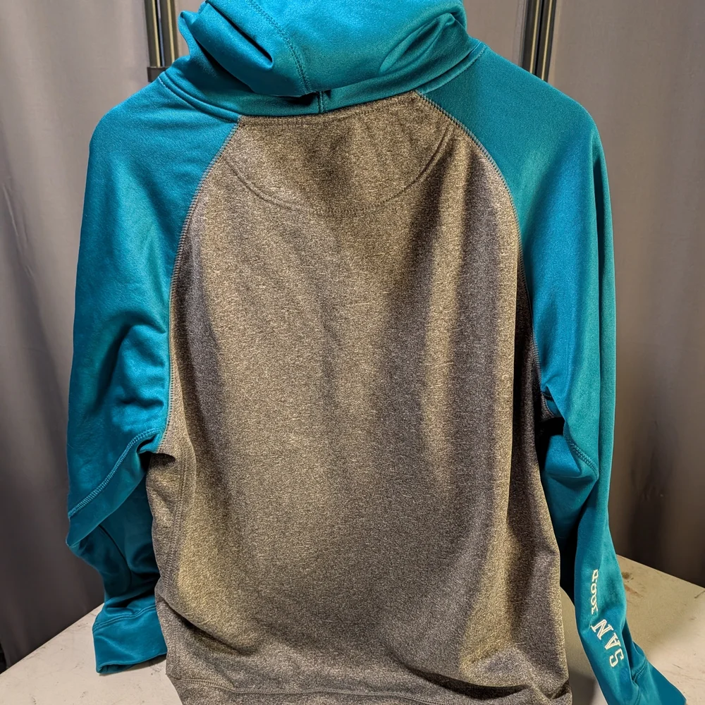 NHL San Jose Sharks Teal and Gray Hoodie Large - Picture 13 of 13
